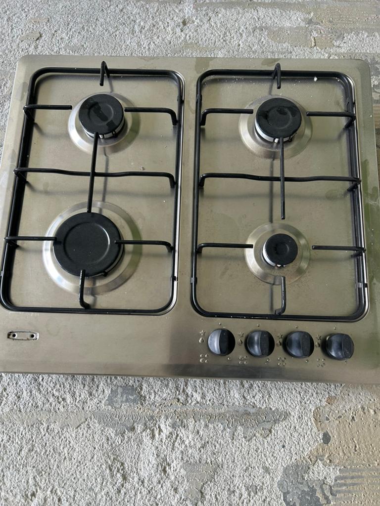 4 pits kookplaat, Witgoed en Apparatuur, Kookplaten, Ophalen, Gebruikt, 4 kookzones, Gas