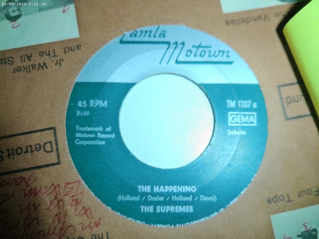 The Supremes - The Happening, Gebruikt, Originele persing, 7 inch, Ophalen of Verzenden