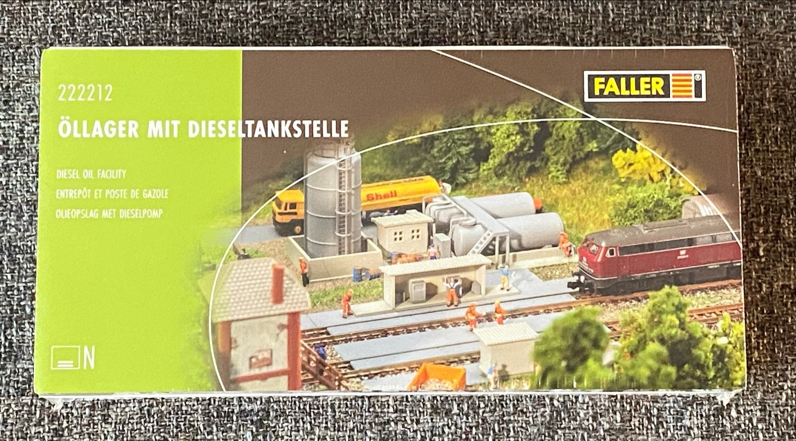 Faller 222212 Olieopslag met dieselpomp N-spoor nieuw, Hobby en Vrije tijd, Modeltreinen | N-Spoor, Overige merken, Gelijkstroom of Wisselstroom