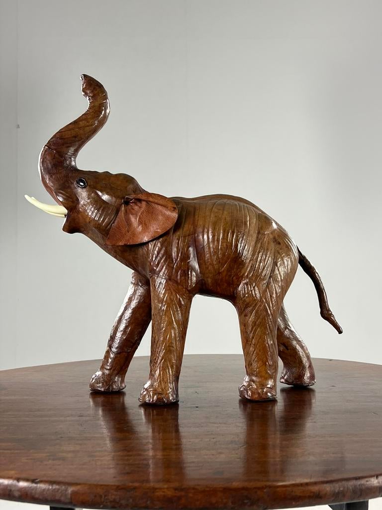 Lederen Olifant Engels klassiek, Antiek en Kunst, Ophalen
