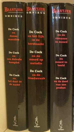Diverse Baantjer Omnibussen - De Cock, Ophalen of Verzenden, Zo goed als nieuw