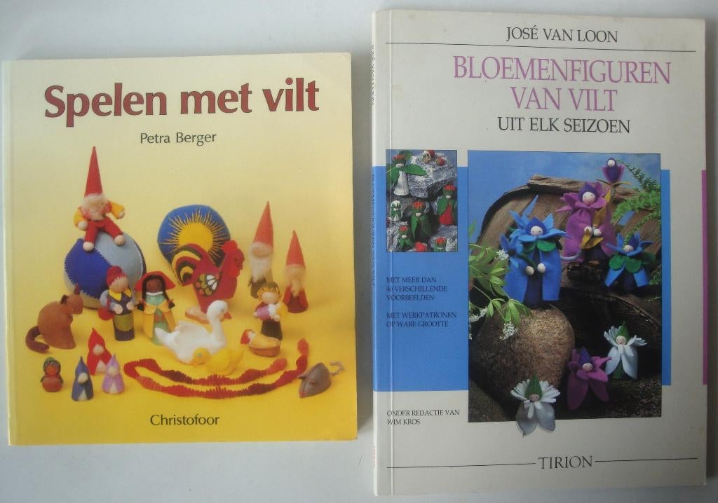 5 boekjes over knutselen met vilt, alle in goede staat, Ophalen of Verzenden, Zo goed als nieuw, Overige onderwerpen, Diverse auteurs