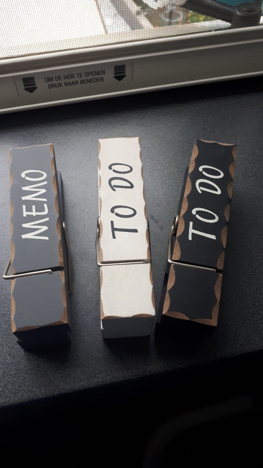 Nw 3 grote MEMO en TO DO knijpers  (prijs is alle 3), Ophalen of Verzenden, Nieuw, Overige typen