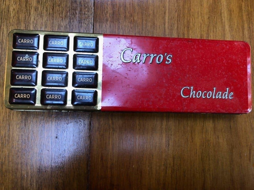 blik, Choclade Carro's, Driessen Rotterdam, Ophalen of Verzenden, Gebruikt, Overige, Overige merken