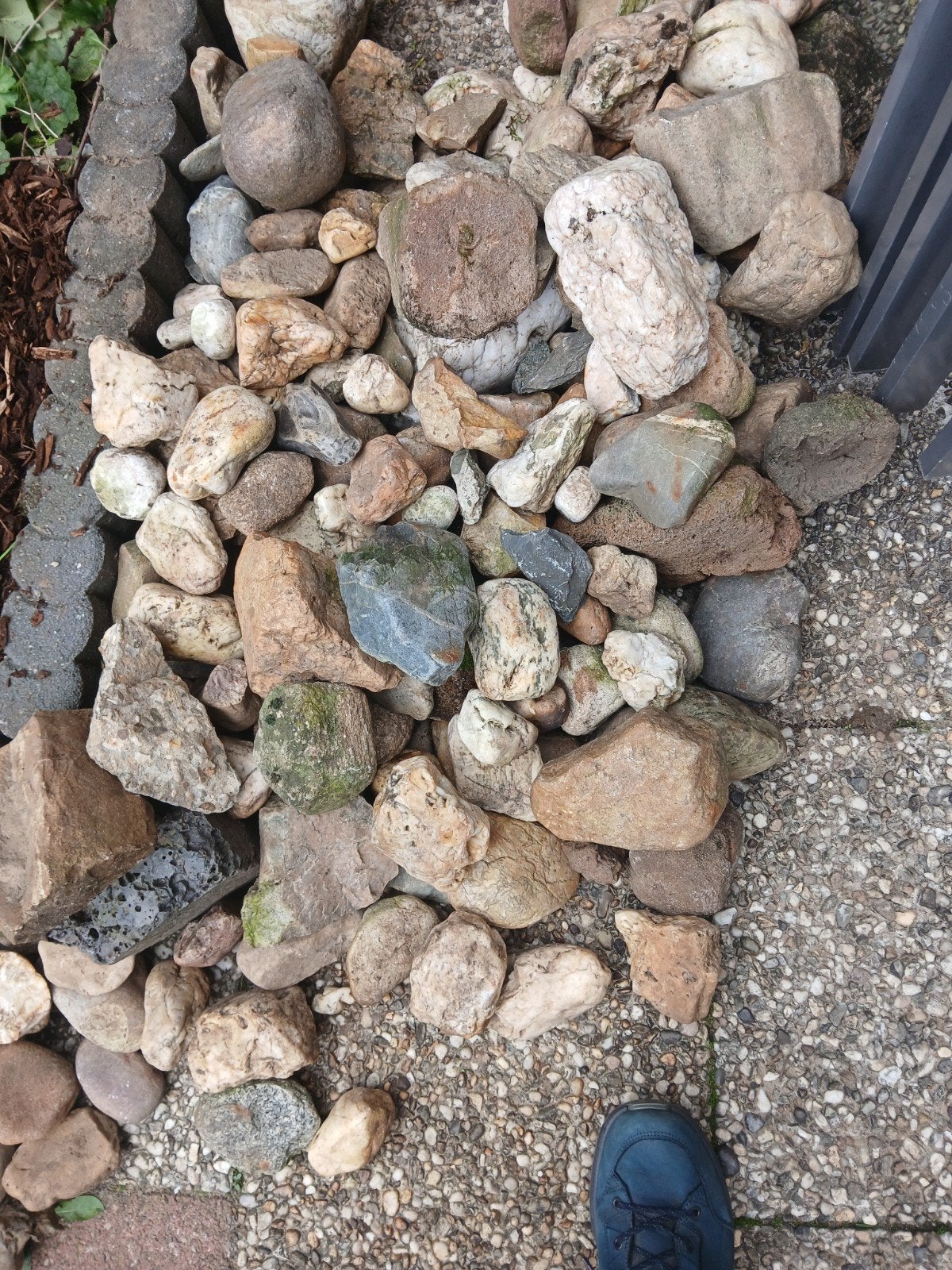 Zwerfstenen voor tuin of decoratie, Ophalen, Gebruikt, Multi, Kei