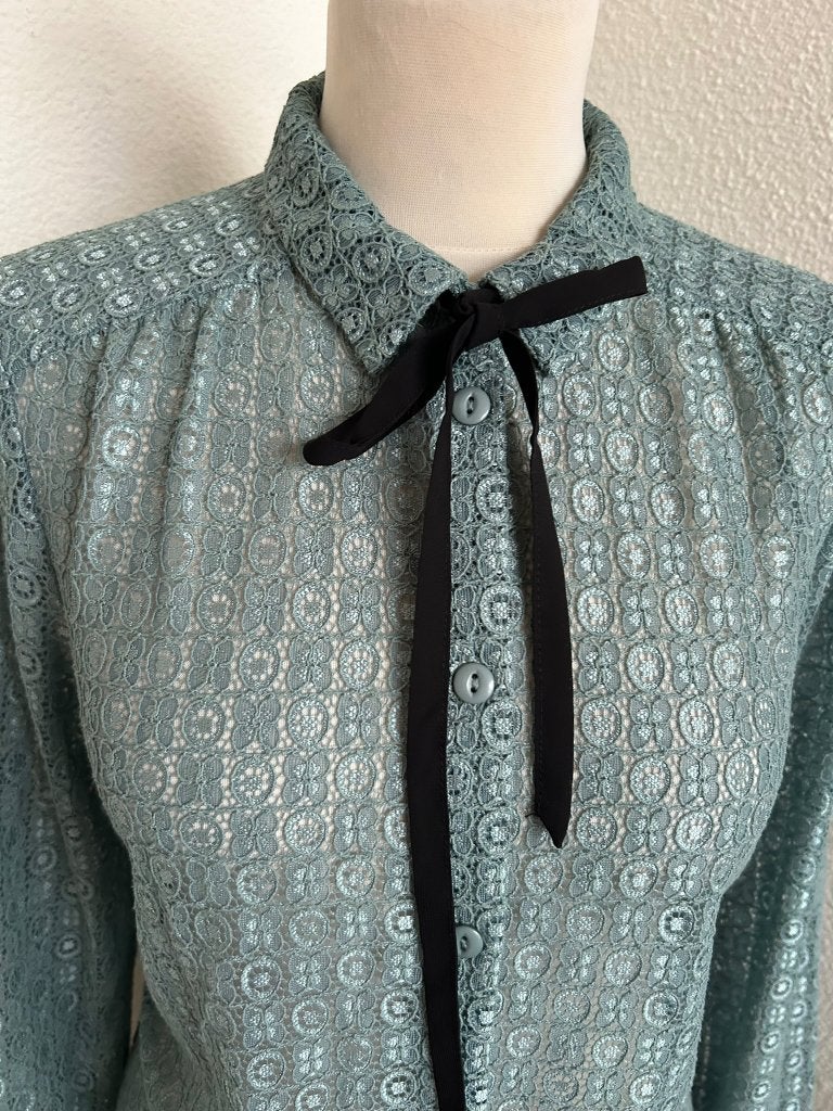 King Louie maat 40 prachtige kanten top blouse 2974, Kleding | Dames, Maat 38/40 (M), Ophalen of Verzenden, Zo goed als nieuw