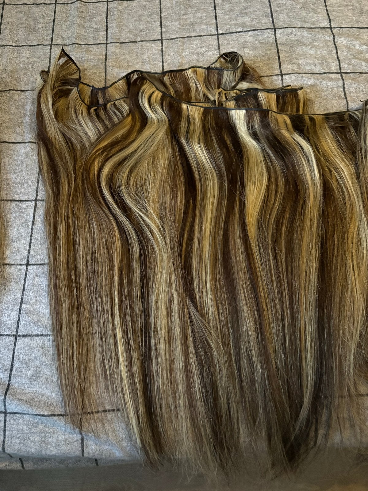 Human hair weft + closure, Ophalen of Verzenden, Nieuw, Pruik of Haarverlenging
