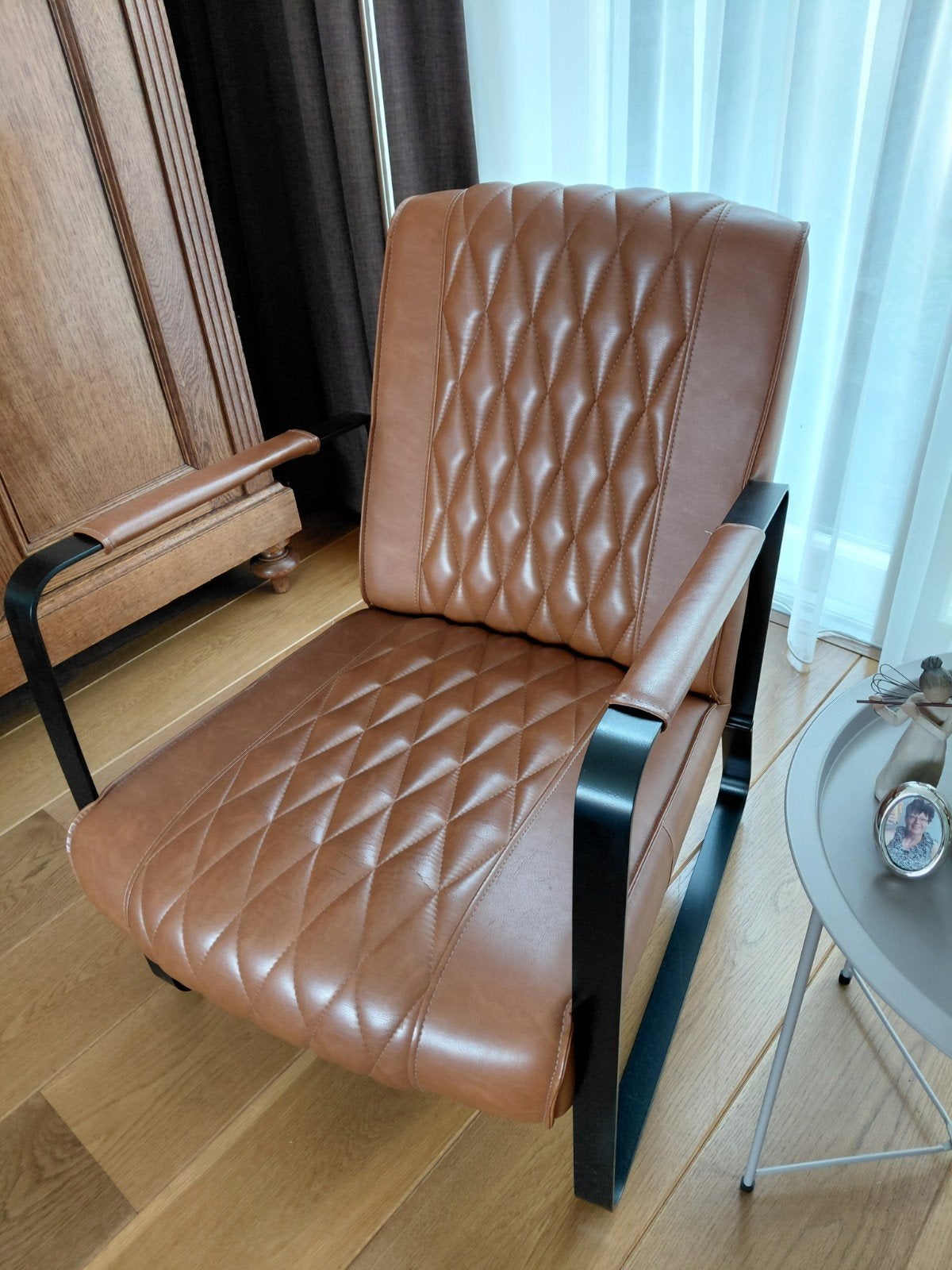 Fauteuiltje bruin, Ophalen, Zo goed als nieuw, 75 tot 100 cm, Minder dan 50 cm
