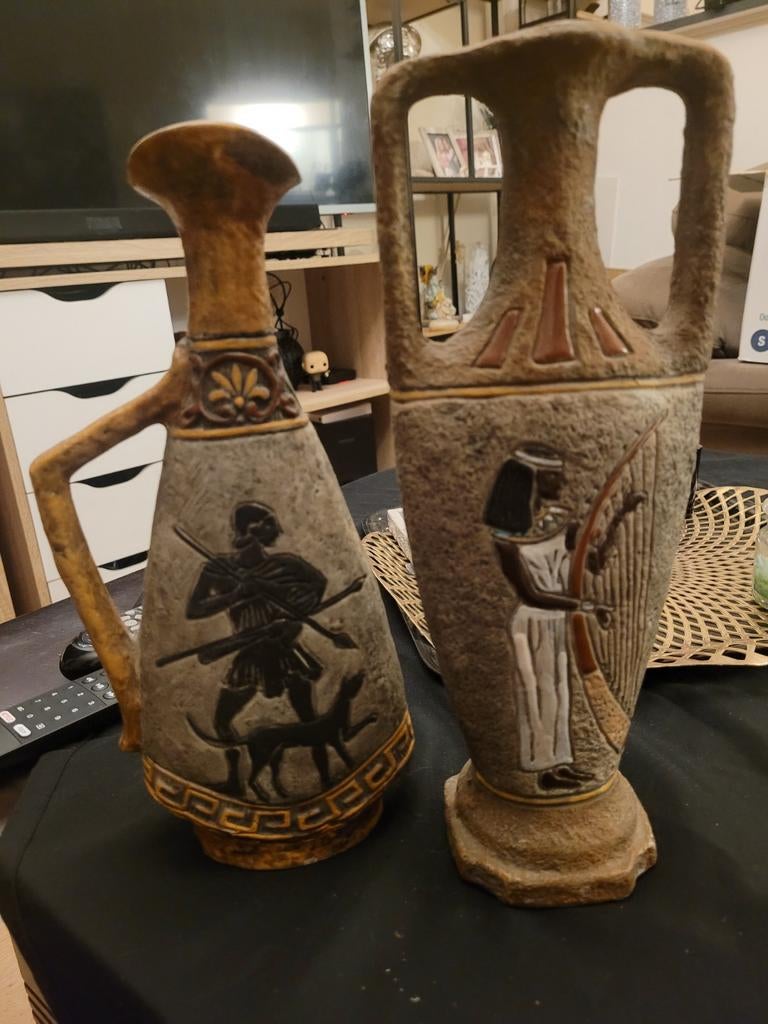 2 Italiaanse oude vazen, Antiek en Kunst, Ophalen of Verzenden