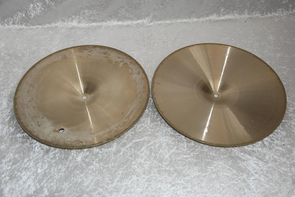 Meinl Meteor hihat bekkens 671/794gr 25252102, Muziek en Instrumenten, Gebruikt, ., Drums of Percussie, Ophalen of Verzenden