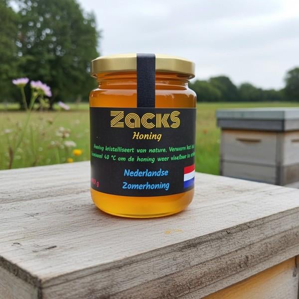 Nederlandse zomerhoning 350 g netto bij ZackS kwaliteit, Diversen, Levensmiddelen, Ophalen of Verzenden