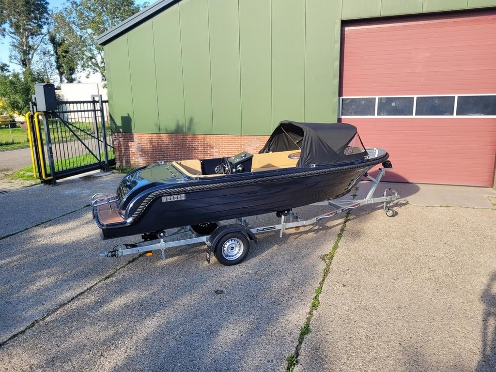 Nieuwe Elegance 555 met 15 pk Tohatsu vaarbewijsvrij!, Nieuw, Ophalen of Verzenden, Buitenboordmotor, Polyester