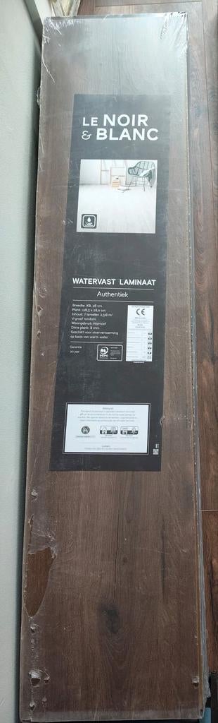 Le Noir & Blanc laminaat - 12,5m2, Doe-het-zelf en Verbouw, Ophalen, Kunststof, Nieuw, 10 m² of meer