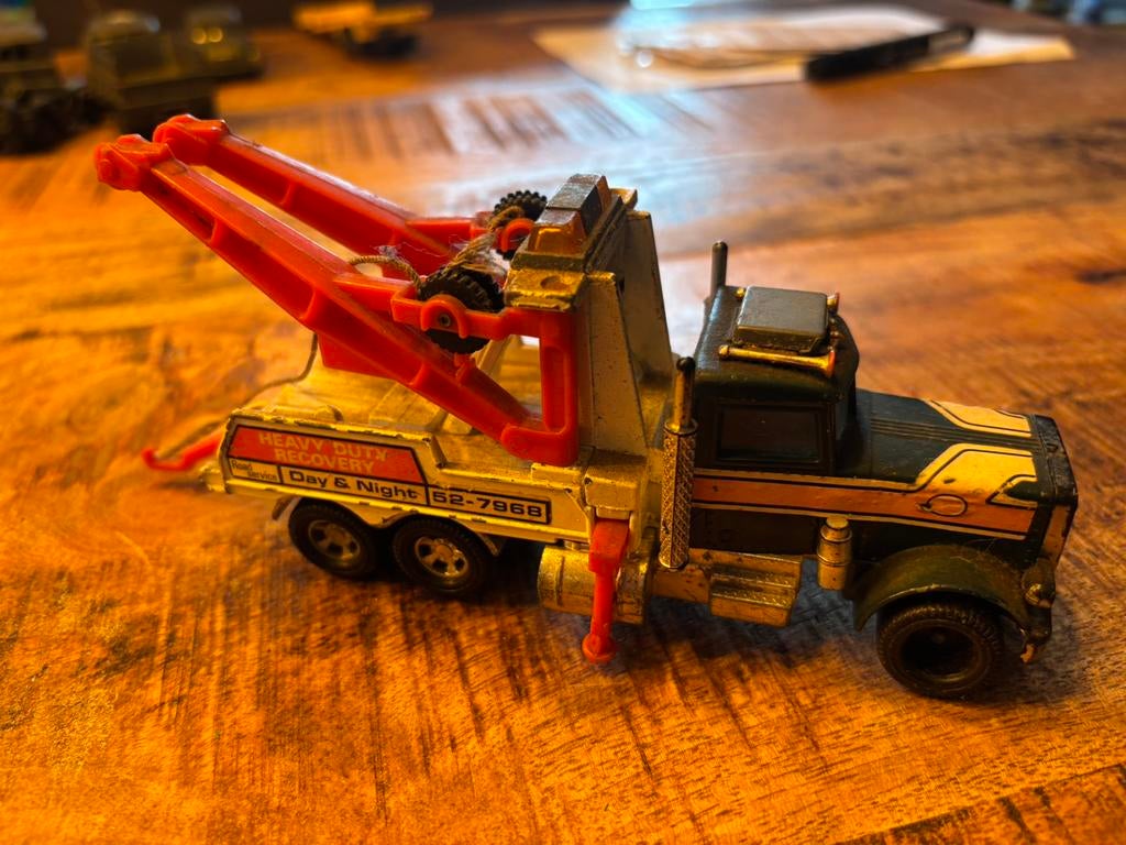 Matchbox, Hobby en Vrije tijd, Modelauto's | 1:24, Ophalen, Gebruikt, Bus of Vrachtwagen, Overige merken
