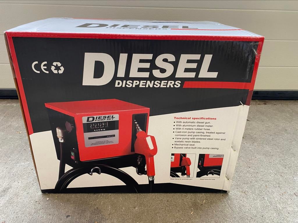 DIESELPOMP MET TELWERK VULPISTOOL DE LAATSTE PAAR, Ophalen of Verzenden, Nieuw