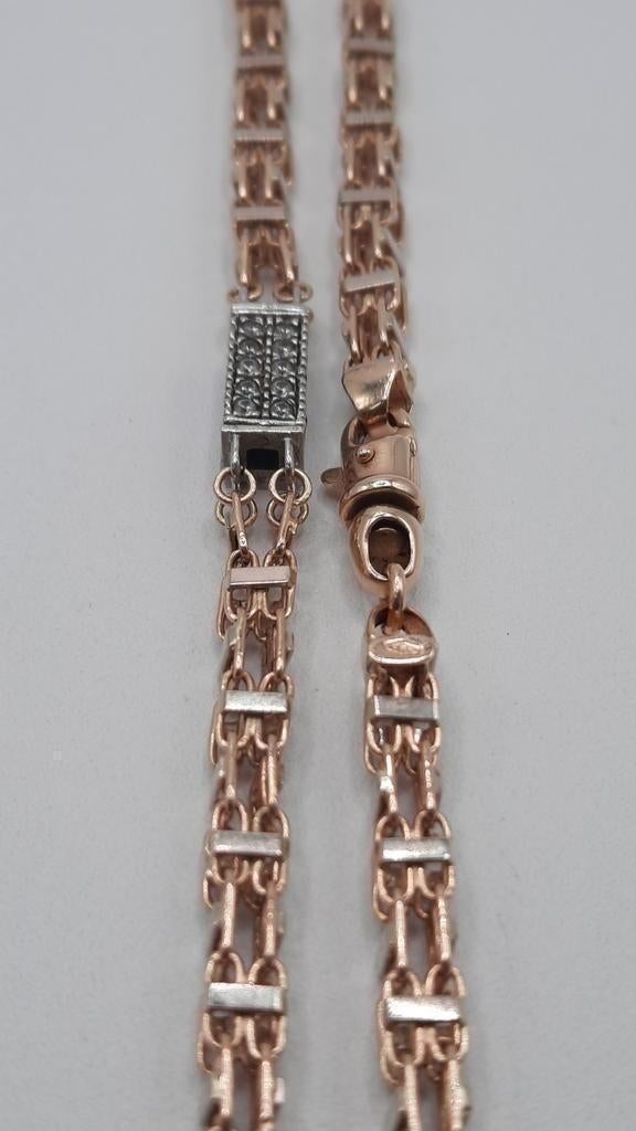 gouden Magnum ketting 14kt, Www.bredajuwelier.nl, Nieuw, Ophalen of Verzenden, Www.bredajuwelier.nl