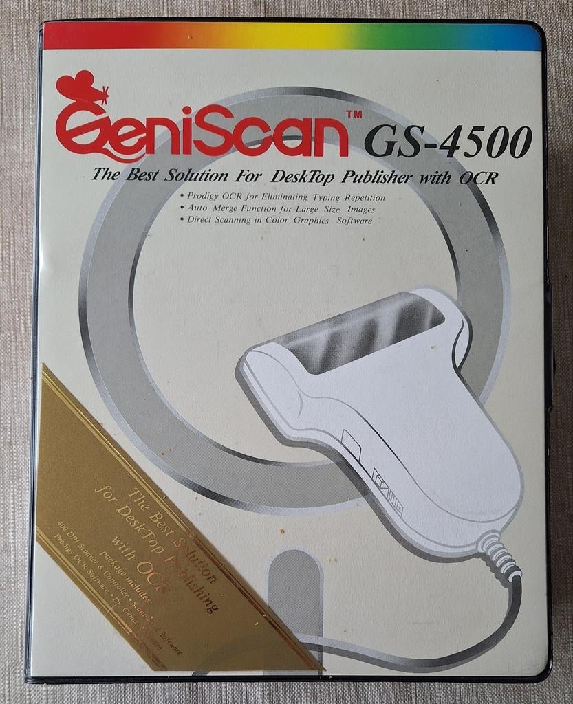 GeniScan GS-4500 VINTAGE Scanner ISA, Computers en Software, Ophalen of Verzenden, Geniscan