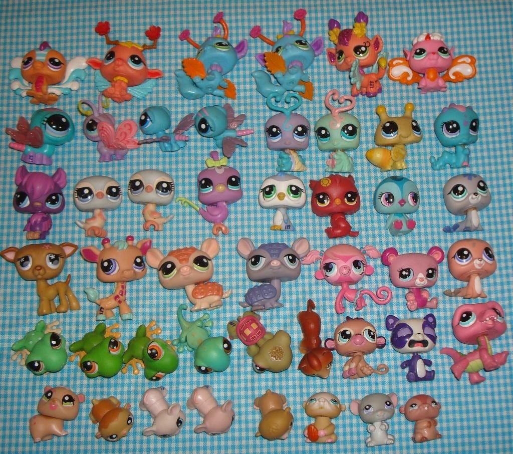 LITTLE PETSHOP dieren ruim 80 stuks met spulletjes LEUK!, Ophalen of Verzenden, Zo goed als nieuw