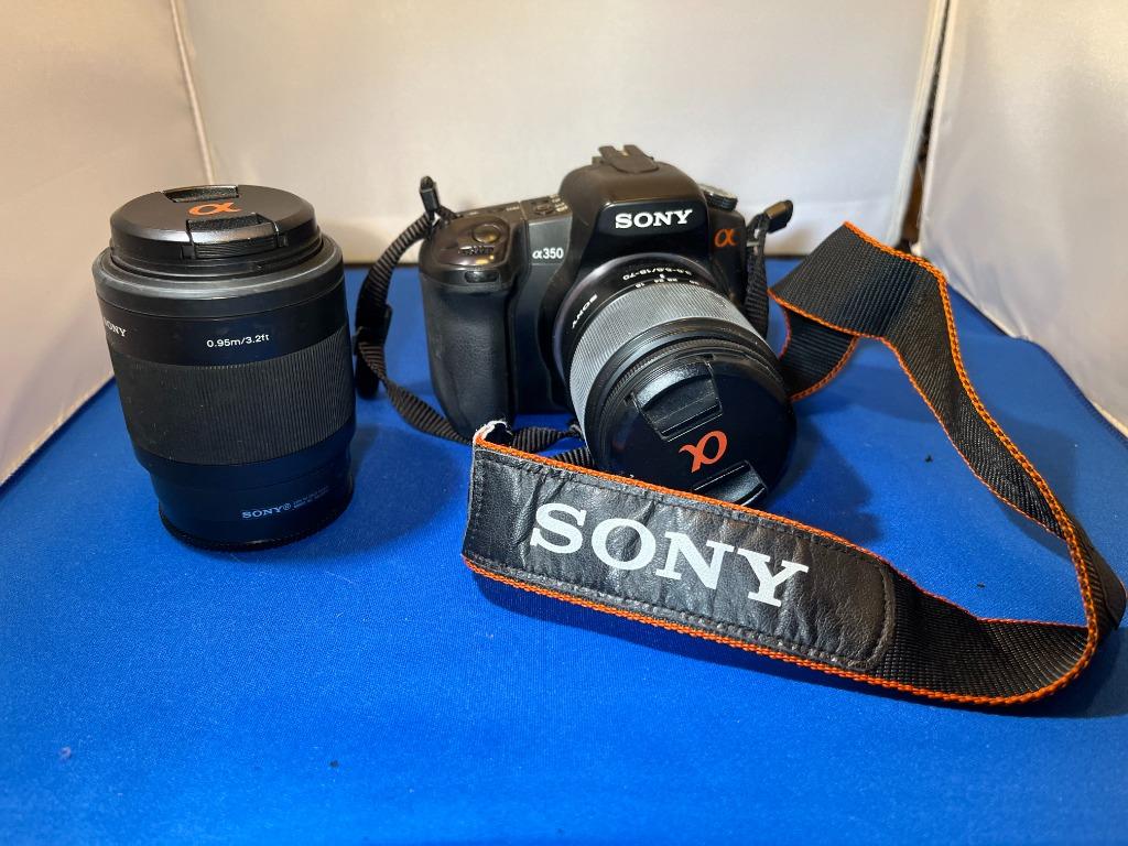 Sony A350, 14 Megapixel, Ophalen of Verzenden, Zo goed als nieuw, Sony