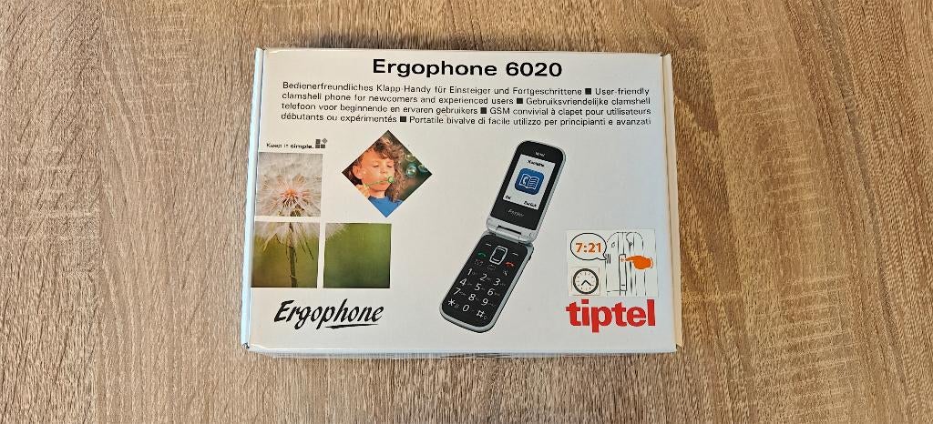 Tiptel Ergophone 6020, Ophalen of Verzenden, Zo goed als nieuw, 1 handset
