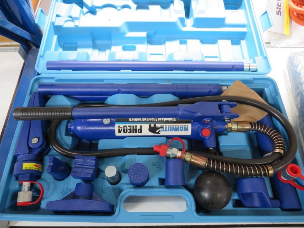 Uitdeukset 4 ton hydraulisch hydrauliek pomp nieuw in koffer, Ophalen of Verzenden, Nieuw, Mammuth.nl, Zandhaarweg