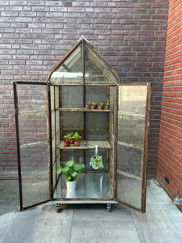 Greenhouse kas 70 x 75 x 175 cm de enige echte! glaskas, Tuin en Terras, Staal, Kweekkas, Ophalen of Verzenden, Zo goed als nieuw