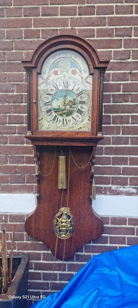 Groninger Staartklok Tasma antiek, Antiek en Kunst, Antiek | Klokken, Ophalen of Verzenden