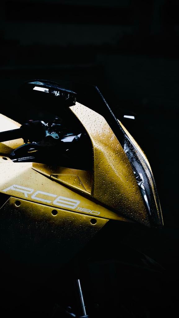 KTM RC8 1190 ‘Goldleaf’, 2 cilinders, Motorrijbewijs A, Super Sport, Particulier