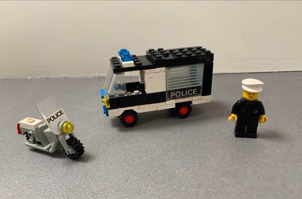 Lego Politieauto & Motor 6684, Kinderen en Baby's, Speelgoed | Duplo en Lego, Ophalen of Verzenden, Gebruikt, Complete set, Lego