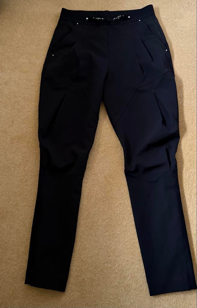 High Campbell Broek - Maat IT42 - Zwart, Ophalen of Verzenden, Zo goed als nieuw, Maat 36 (S), Zwart
