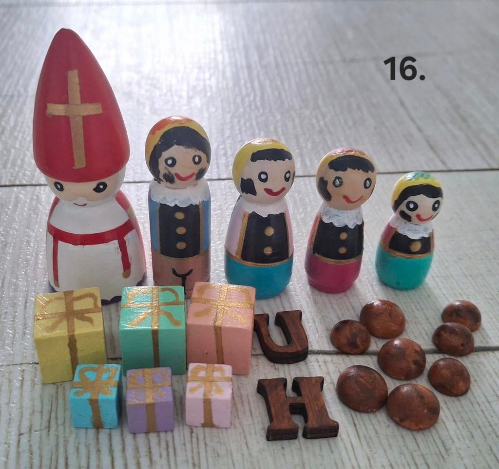 Pegdolls Sint met pietjes, Ophalen of Verzenden, Nieuw