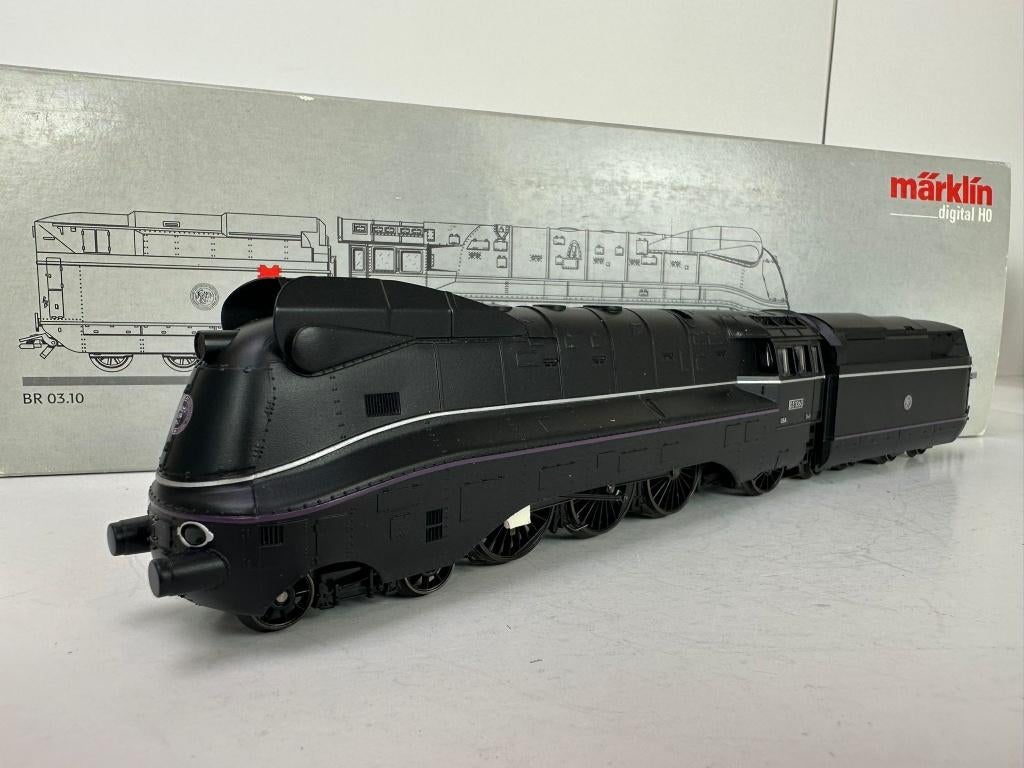 Marklin 37914 - Stoomlocomotief met tender - BR 03.10 (USA), Wisselstroom, Locomotief, -, -