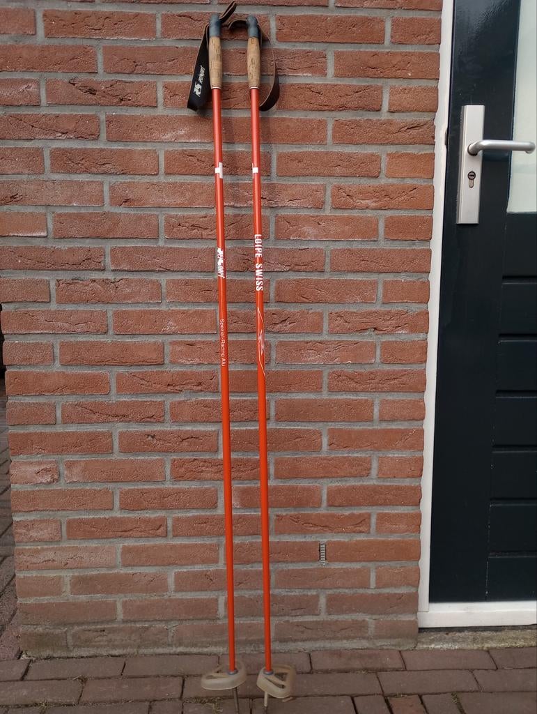 Langlauf stokken - Swiss loipe - 135 cm, Stokken, Ophalen, Overige merken, Langlaufen