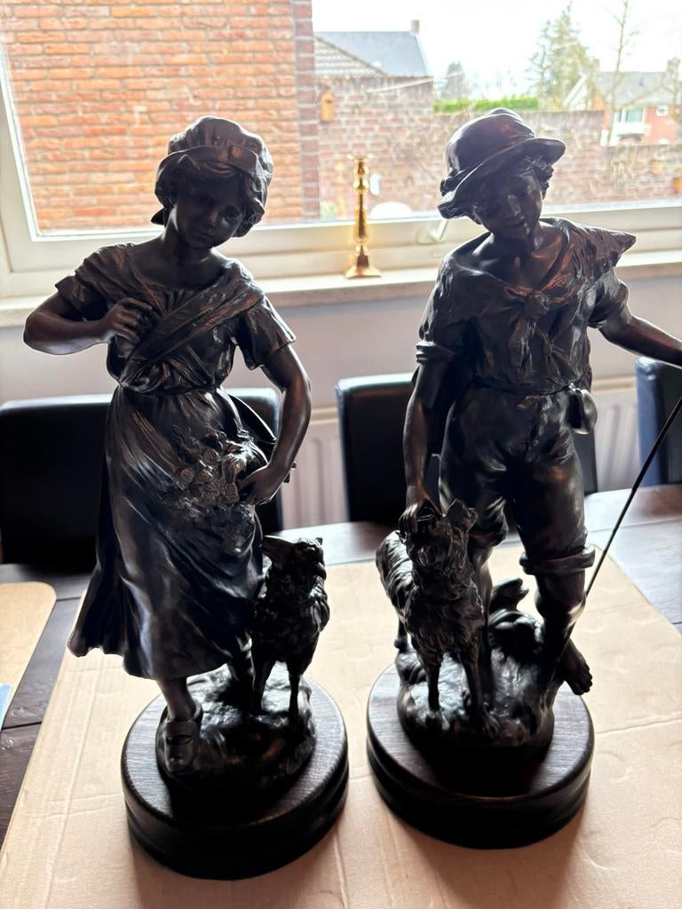 Samak bronzen stel herders, Ophalen
