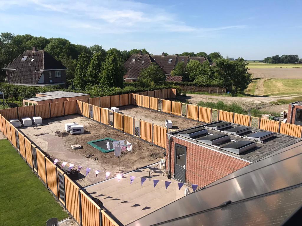 H/B Schutting 21 pl! incl. BTW en montage € 90,00 per meter, Ophalen, 1 tot 2 meter, Minder dan 3 meter, Nieuw