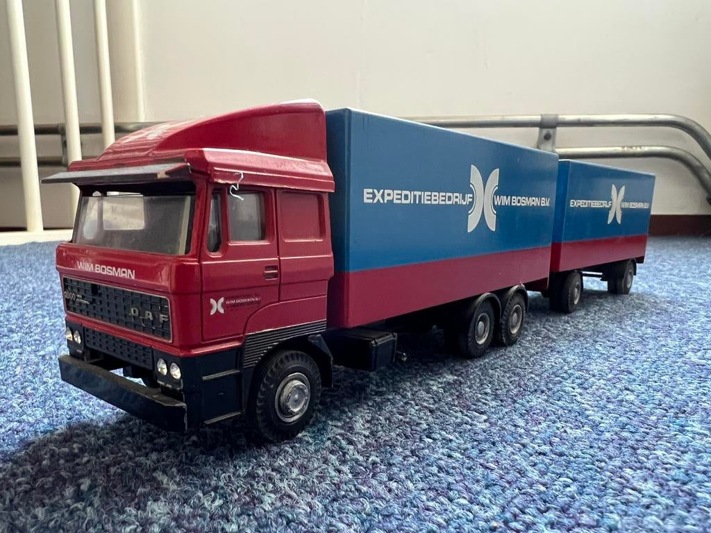 DAF van lion car, Ophalen of Verzenden, Zo goed als nieuw, Bus of Vrachtwagen, Lion Toys