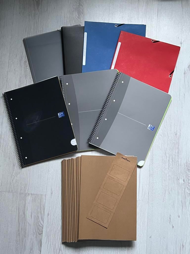 Schoolmapjes en schriften - diverse, Diversen, Schoolbenodigdheden, Gebruikt, Ophalen of Verzenden