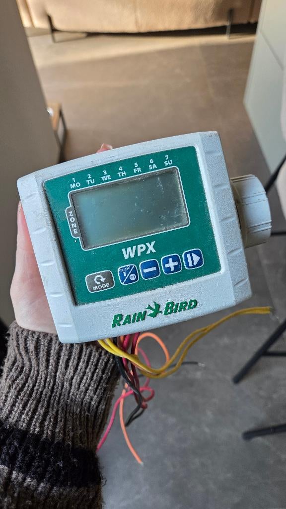 Rainbird beregeningscomputer, Ophalen, Gebruikt