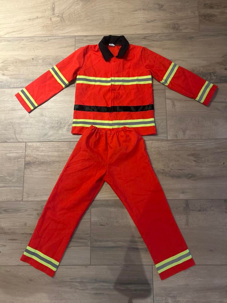 Brandweer verkleedpakje 6-8 jaar, Ophalen of Verzenden, 104 of kleiner, Jongen of Meisje