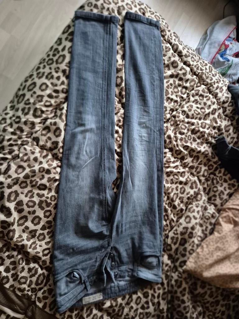 Heren Spijkerbroek - Livergy Slim Fit Maat 50, W36 - W38 (confectie 52/54), Blauw, Ophalen of Verzenden, Gedragen