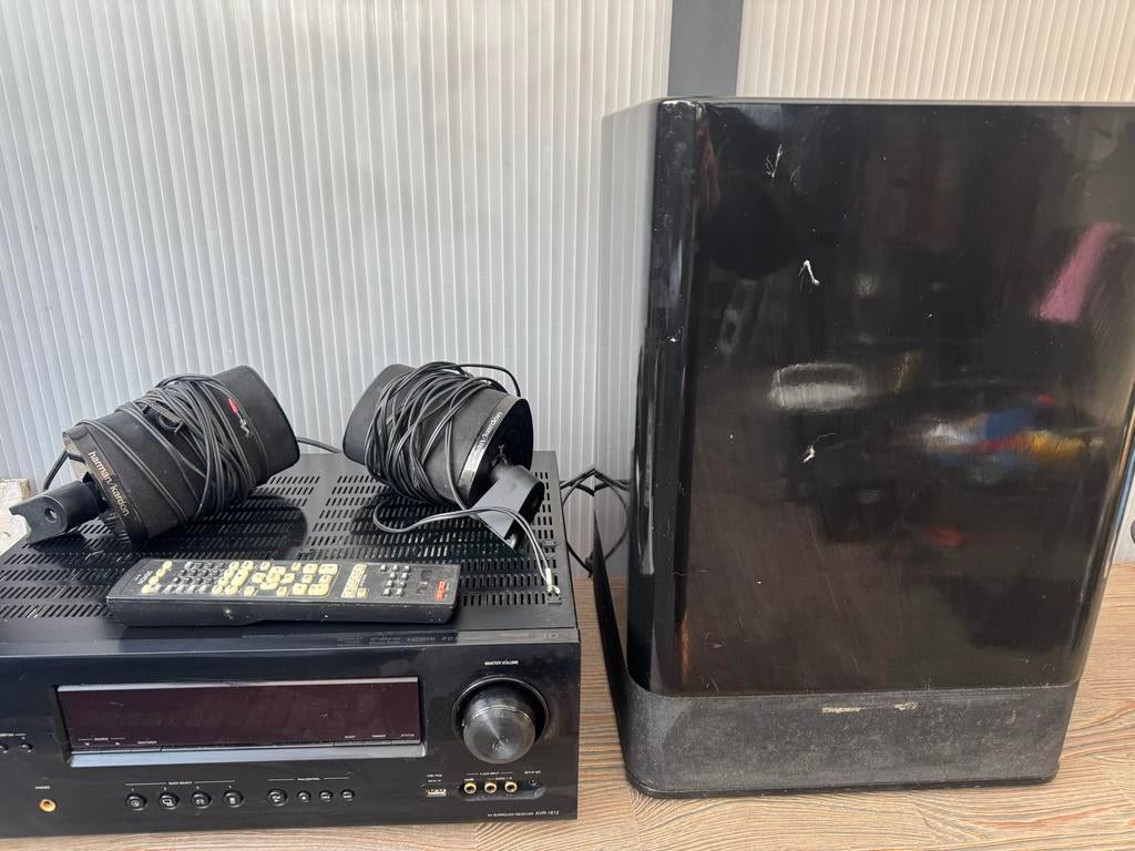 Denver versterker & Harman Kardon 2.1 set, Ophalen, Gebruikt, Stereo, Overige merken