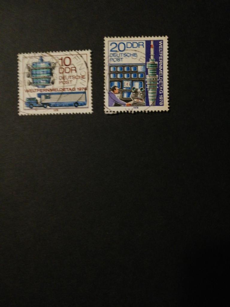 DDR 1978 Michel 2316 en 2317 complete serie, Ophalen of Verzenden, DDR