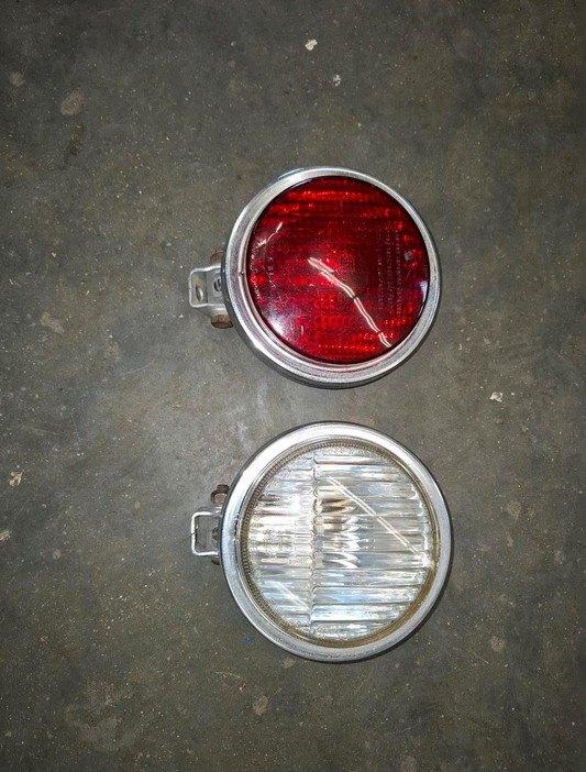 Hella mistlicht en achteruitrijlicht vintage, Auto-onderdelen, Verlichting, Ophalen of Verzenden, Gebruikt, Oldtimer onderdelen