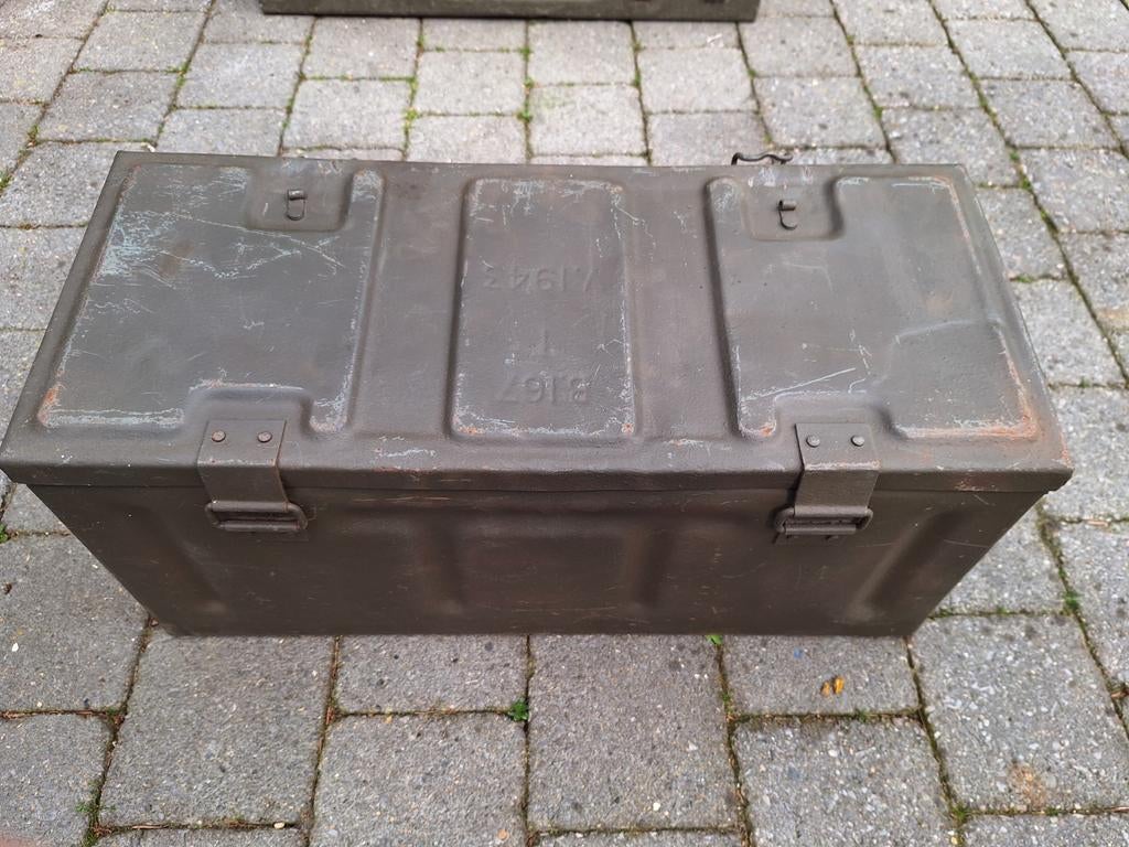 Militaire kist, authentiek, Amerikaans,1943, tweede WO, WWII, Ophalen, Amerika, Kist of Geocache