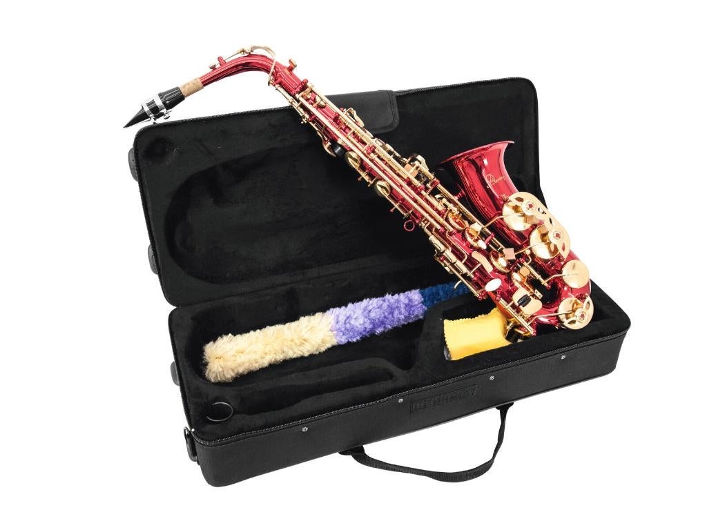 DIMAVERY SP-30 Eb Alto Saxophone red, ., Saxofoon, Nieuw, Ophalen of Verzenden