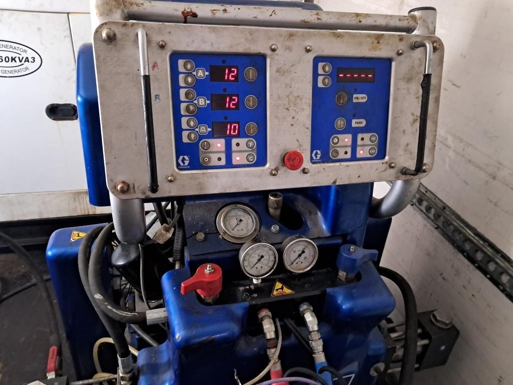 Graco H40 installatie + aggregaat 65 kW + MAN TGL, Ophalen