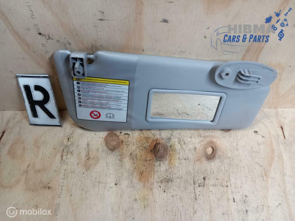 Fiat Punto Evo Zonneklep Rechts 1DX199 2009 t/m 2013, Ophalen of Verzenden, Gebruikt
