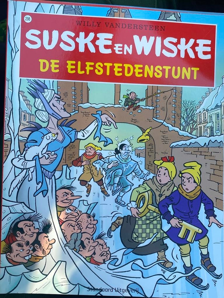 298 suske en Wiske- De elfstedenstunt, Eén stripboek, Ophalen of Verzenden, Zo goed als nieuw, P. van Gucjt; Willy Vandersteen