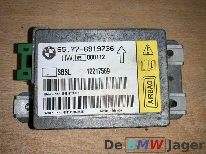Airbag module BMW 7-serie E65 65776919736, Gebruikt, Ophalen of Verzenden, BMW, BMW