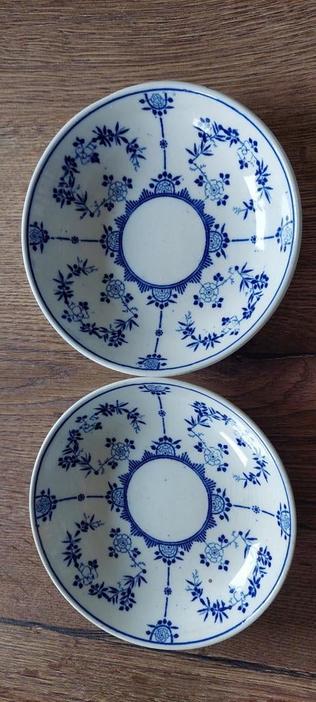2 sierschoteltjes Saksch - Regout, Ophalen of Verzenden